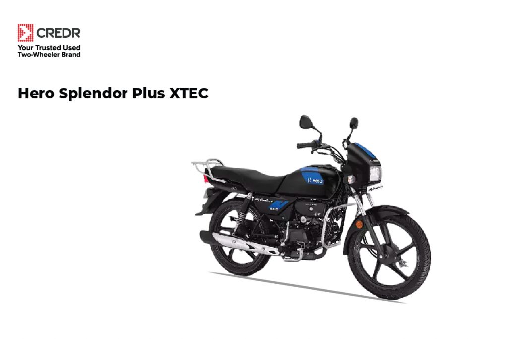 best bikes for city riding in India - Hero Splendor Plus XTEC