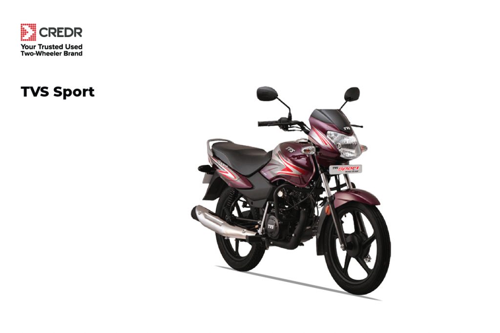 best affordable commuter bikes in India - TVS Sport
