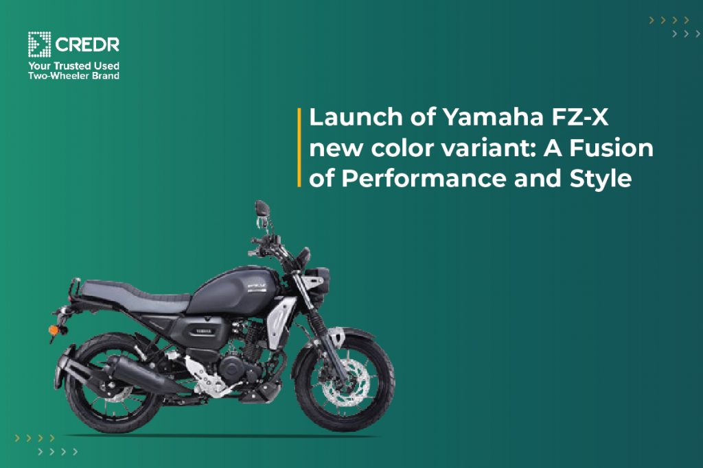 Yamaha FZ-X new color variant