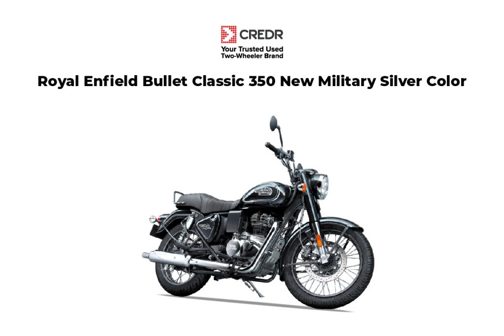 Royal Enfield Bullet 350 Military Silver Color 